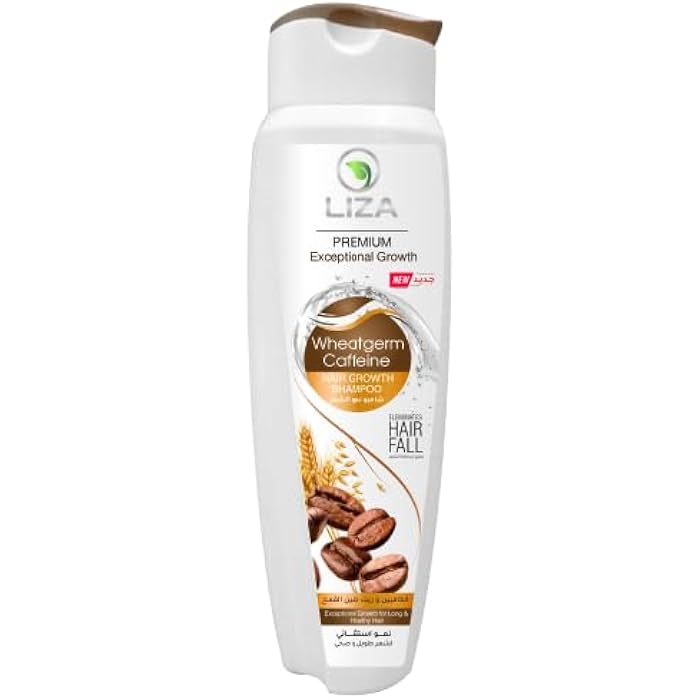 Lisa Caffeine & Wheat Germ Oil Shampoo for Long & Healthy Hair 350ml